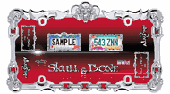 Skull & Bone License Plate Frame