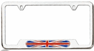 Union Jack License Plate Frame