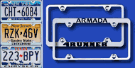 Wide Faced License Plate Frame