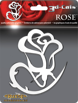 3D Rose - Car and Truck Decals