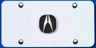 Acura License Plate - Chrome on Chrome
