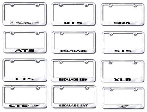 Cadillac License Plate Frames - All Models