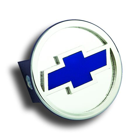 Chevy Hitch Covers - Tow Plugs - Blue Bowtie