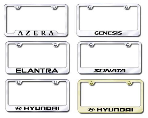 Hyundai License Plate Frames